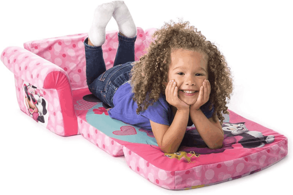 , Children'S 2 in 1 Flip Open Foam Sofa, Minnie Mouse, by Spin Master - Image 8