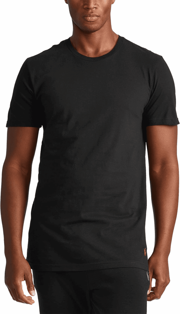 Men'S Classic Fit Cotton Crew Undershirts, 3 Pack - Image 3