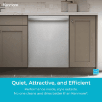 24" Built-In Stainless Steel Tub Dishwasher with Easyflex 3Rd Rack, Smartwash, Ultrawash Plus, Turbodry, and Morespace Adjustable Rack, Energy Star Certified, Black - Image 4