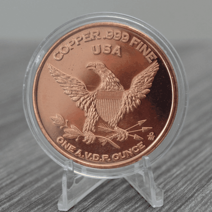 Apatosaurus Prehistoric Dinosaur - 1 Oz .999 Pure Copper round Collecticble 39Mm Challenge Coin in Capsule - COA by - Image 4