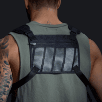 Water Resistant Chest Pack - Running Vest for Workouts, Running Phone Holder Extra Storage, Lightweight Running Pack - Image 5