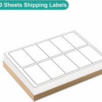 2X4 Shipping Address Labels - 500 Count, 50 Sheets for Printer - 10-UP Internet Mailing Stickers - 2" X 4" FBA Labels for Laser/Inkjet Printer - Image 3