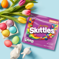 Wild Berry Chewy Colorful Rainbow Easter Egg Basket Candy Filler Sharing Size, 15.6 Oz Resealable Bulk Bag - Image 4