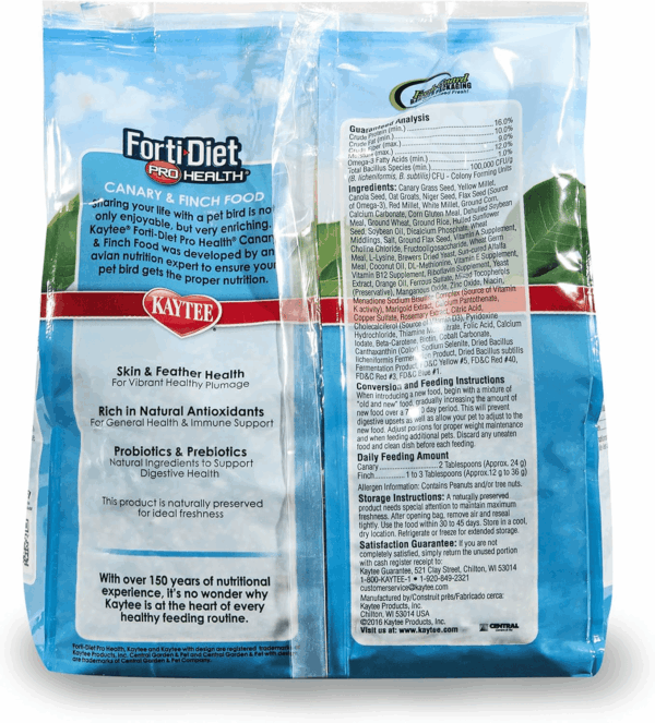 Forti-Diet Pro Health Pet Canary & Finch Food, 2 Lb - Image 2