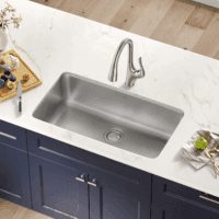 Dex 33-Inch Undermount 16 Gauge Stainless Steel Single Bowl Kitchen Sink, KA1US33B - Image 8