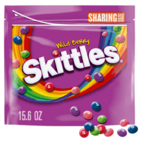 Wild Berry Chewy Colorful Rainbow Easter Egg Basket Candy Filler Sharing Size, 15.6 Oz Resealable Bulk Bag