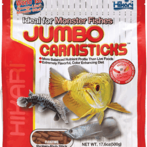 Tropical Jumbo Carnisticks Fish Food, 17.6 Oz (500G)