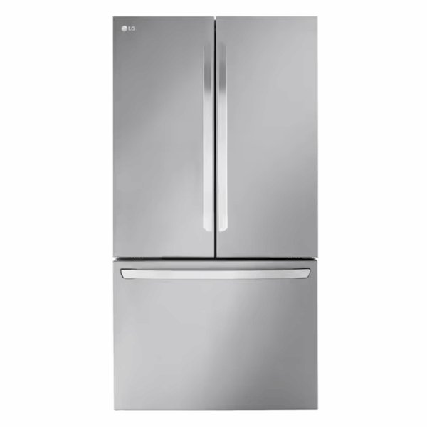 Counter-Depth MAX 26.5-Cu Ft 3 -Door Smart Compatible French Door Refrigerator with Ice Maker with Water Dispenser ( Stainless Steel ) ENERGY STAR Certified