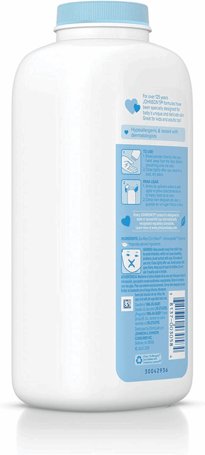 Powder, Naturally Derived Cornstarch with Aloe & Vitamin E for Delicate Skin, Hypoallergenic and Free of Parabens, Phthalates, and Dyes for Gentle Baby Skin Care, 15 Oz - Image 7