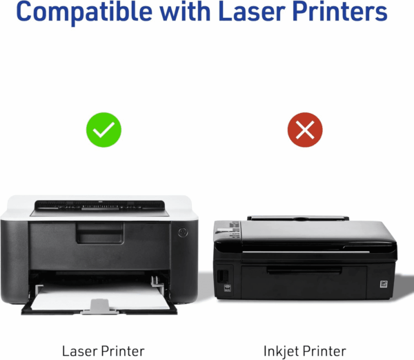Printable Shipping Labels with Sure Feed, 2" X 4" Customizable Stickers, White, 5,000 Blank Mailing Labels for Laser Printers, Great for Mailing, Shipping, and More (95910) - Image 7