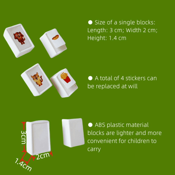 Seaside Escape Game Blocks 65 Tiles, Mahjong Tile Game, Sea Side Escape Tiles, 30Mm in ABS Plastic Material Seaside Excape Game Set with 4 DIY Stickers - Image 5