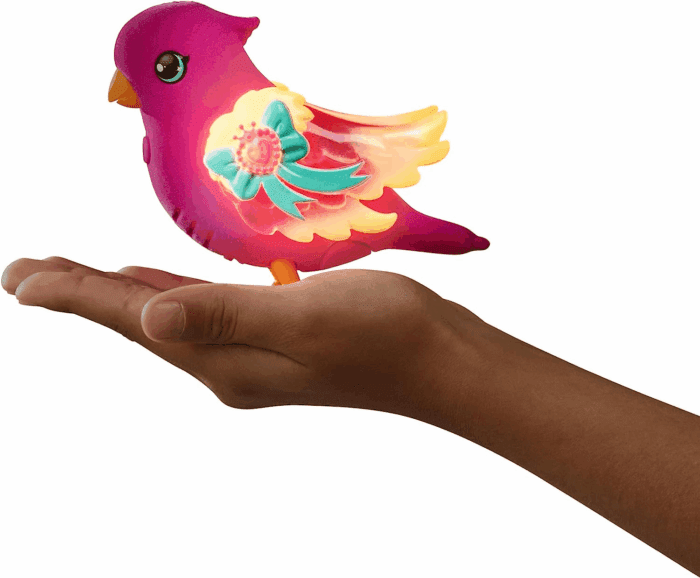 - Lil' Bird & Bird Cage: Tiara Twinkles, New Light up Wings with 20 + Sounds, and Reacts to Touch - Image 5