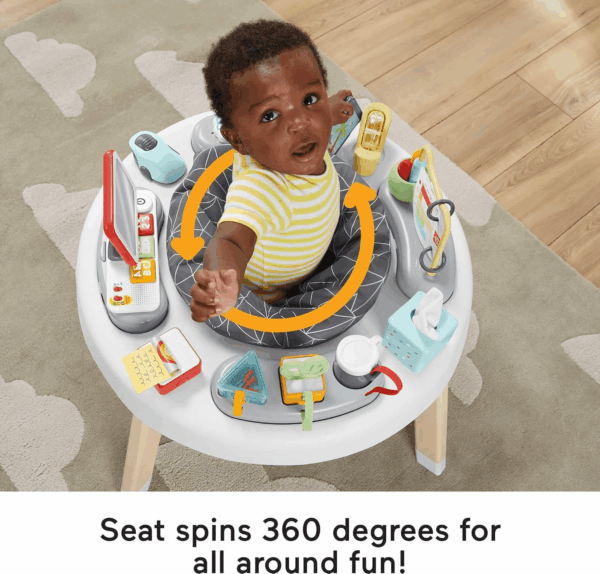 Baby to Toddler Learning Toy 2-In-1 like a Boss Activity Center and Play Table with Lights Music and Sounds - Image 5