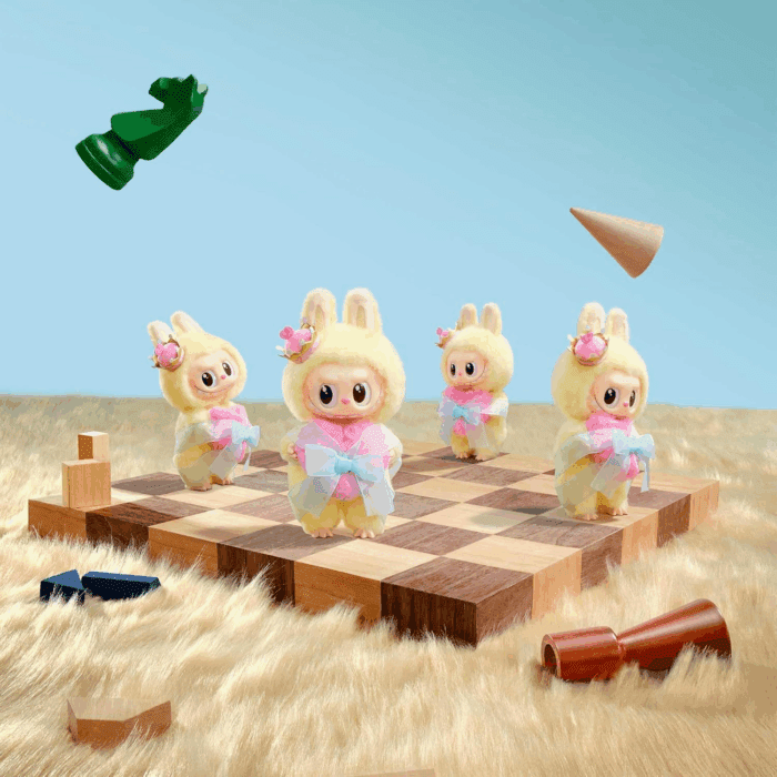 the Monsters Let'S Checkmate Series-Vinyl Plush Hanging Card, Toys for Modern Home Decor, Collectible Toy Set for Desk Accessories, 1PC - Image 4