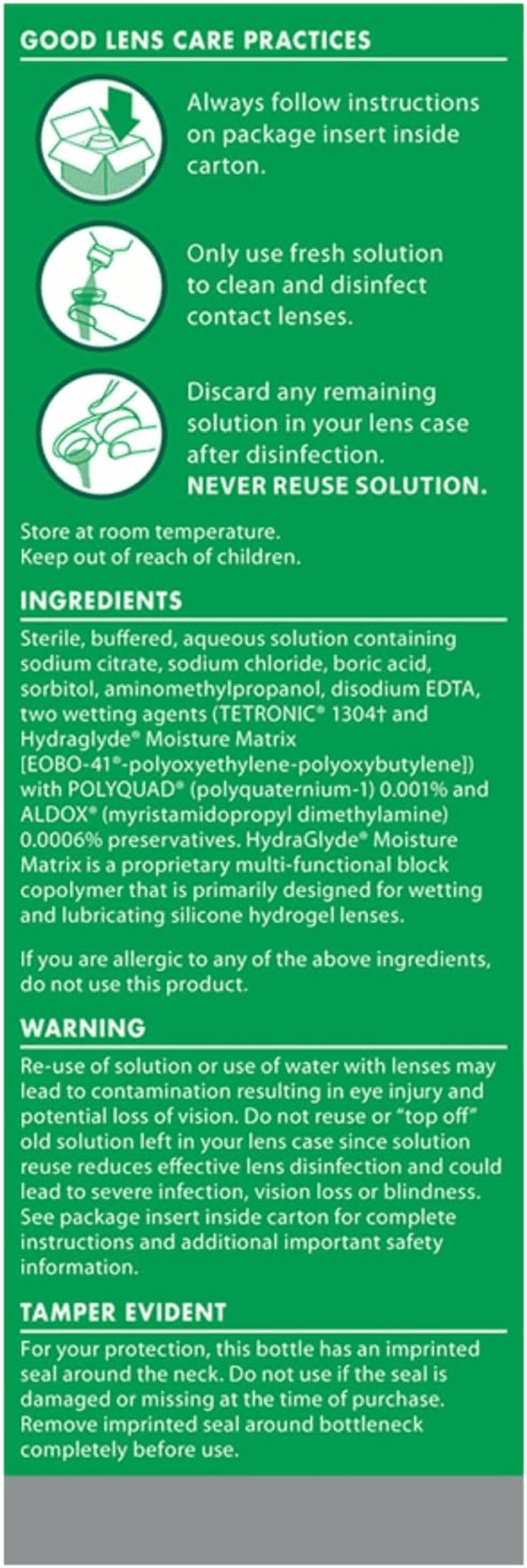 Puremoist Multi-Purpose Contact Lens Cleaning and Disinfecting Solution with Lens Case, 10 FL Oz (Pack of 1) - Image 3