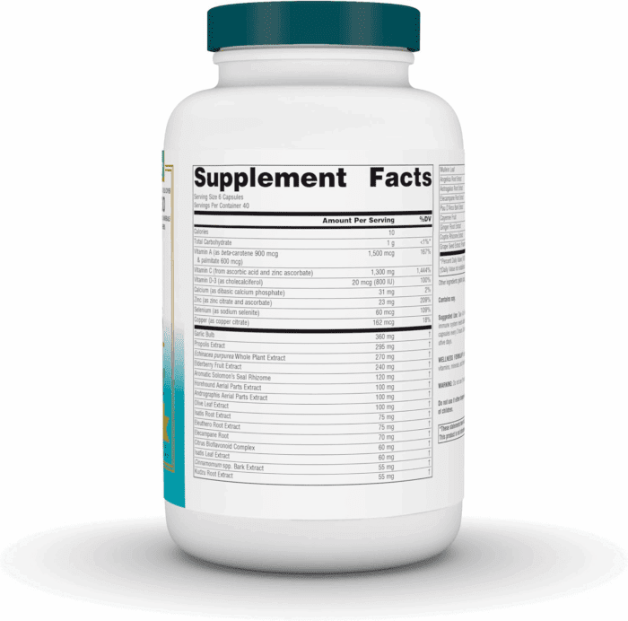 Wellness Formula Bio-Aligned Vitamins & Herbal Defense Advanced Immune Support* - Dietary Supplement & Immunity Booster - 240 Capsules - Image 2