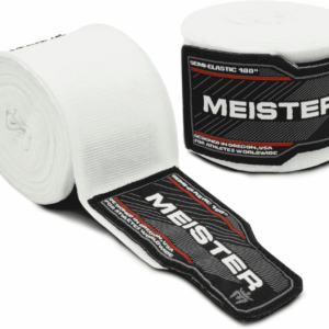 Adult 180" Semi-Elastic Hand Wraps for MMA & Boxing (Pair)
