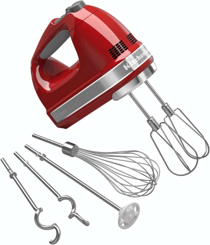 KHM926ER Empire Red 9-Speed Hand Mixer