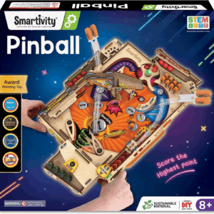 DIY Pinball Machine Toy for Ages 8-99 Year Old | Award Winning Arcade Game | Birthday Gift Ideas for Kids & Adults | STEM Toy for Boys & Girls I Fun Family & Party Game