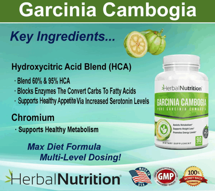 Garcinia Cambogia for Weight Management and Kidney Stone Management, 2, 90 Count Bottles 180 Capsules 60% and 95% HCA Blend Dosing 700Mg - 2400Mg - Image 3