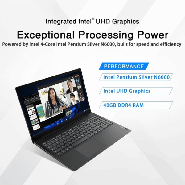 V15 Business Laptop | Intel Pentium N6000 4-Core Processor | 15.6 FHD (1920 X 1080) | 40GB RAM | 1TB Pcie SSD | Anti-Glare | Wifi-6 | Military Durability | Ethernet RJ-45 | Windows 11 Pro - Image 2