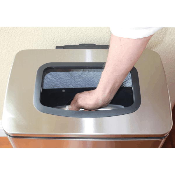 Trash Krusher Manual Trash Compactor, 40 L, Stainless Steel - Image 5
