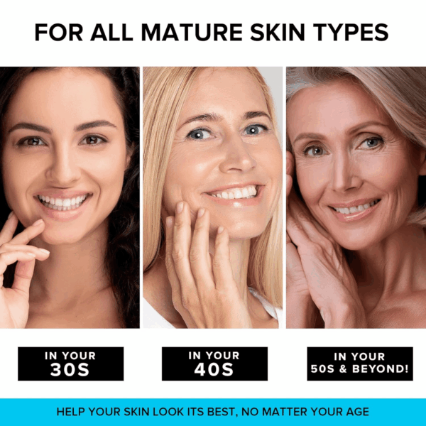 Collagen, Retinol & Hyaluronic Acid Cream - Anti-Aging Face Moisturizer for Face, Neck & Décolleté - Made in USA, Daily Moisturizer Face Cream - 1.7 Fl.Oz. - Image 2