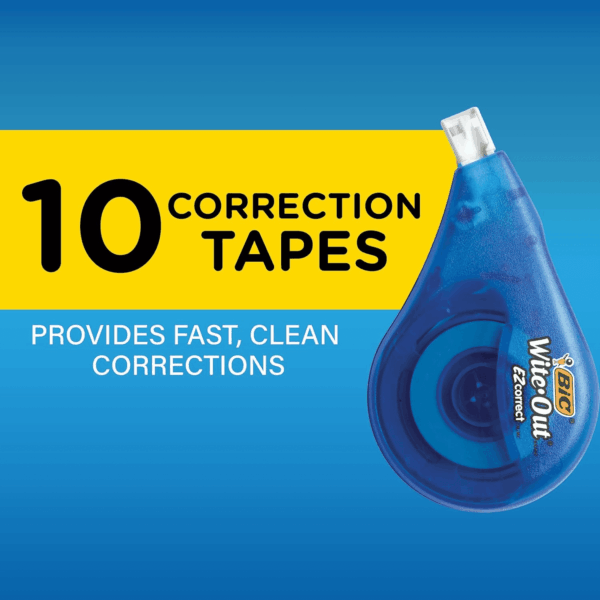 (R) Wite-Out(R) Correction Tape, 471 3/5In., Pack of 10, WOTAP10 - Image 2