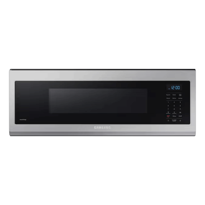 Smart SLIM 1.1-Cu Ft Low Profile 29.88-In Over-The-Range Microwave ( Fingerprint Resistant Stainless Steel )