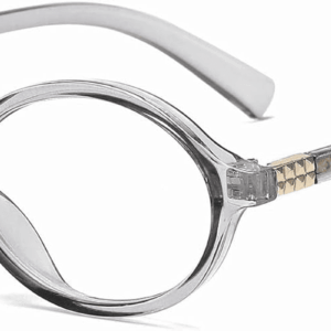 Fashion Oval Glasses for Women Men Retro round Tortoise Frame Blue Light Glasses Nerd Eyeglasses