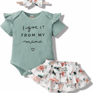 Newborn Infant Baby Girl Clothes Romper Shorts Set Floral Summer Outfits Cute Baby Clothes Girl