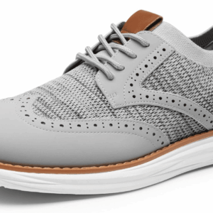 Men'S Knitflex Smartcraft Mesh Oxfords Sneakers Casual Dress Lace-Up Lightweight Walking Shoes