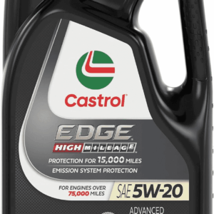 EDGE High Mileage 5W-20 Advanced Full Synthetic Motor Oil, 5 Quarts