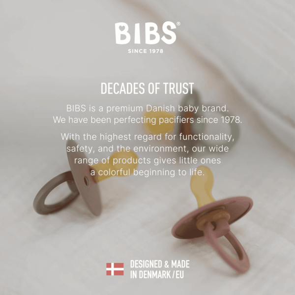 Pacifiers - Colour 4 Pack | round Nipple Baby Pacifier | BPA Free Natural Rubber Latex Soother | Made in Denmark | Size 6-18 Months | Boy Colors - Image 7