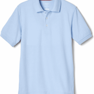 Boys Short Sleeve Pique Polo Uniform Shirt (Standard & Husky)