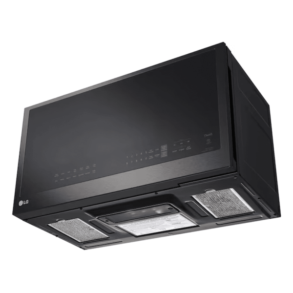 2.0-Cu Ft 29.88-In Over-The-Range Microwave with Sensor Cooking ( Printproof Black Stainless Steel ) - Image 7