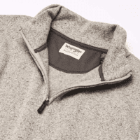 Men'S Long Sleeve Fleece Quarter-Zip Sweater - Image 6