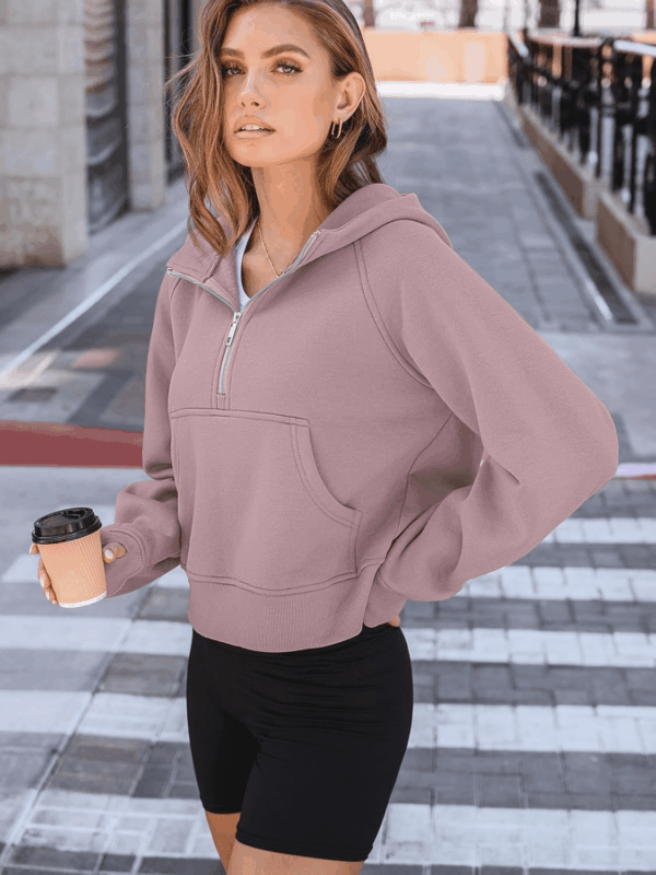 Womens Hoodies Fleece Fall Fashion Outfits Workout Sweatshirts Winter Jackets Oversized Pullover Tops Clothes 2025 - Image 4