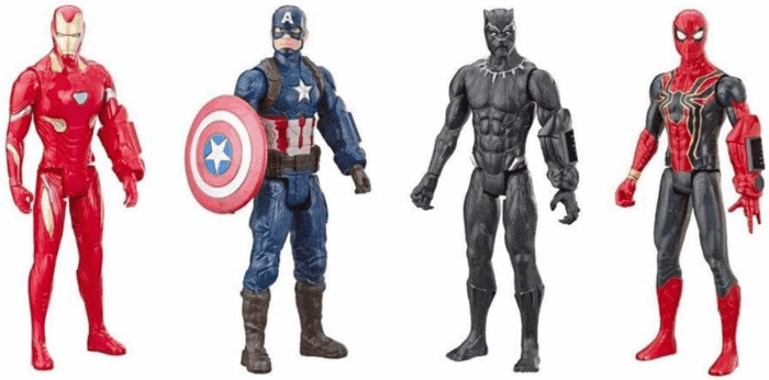 Marvel Endgame Titan Hero Series 12" Action Figures Captain America, Iron Spider, Black Panther, and Iron Man (4 Action Figures) - Image 2