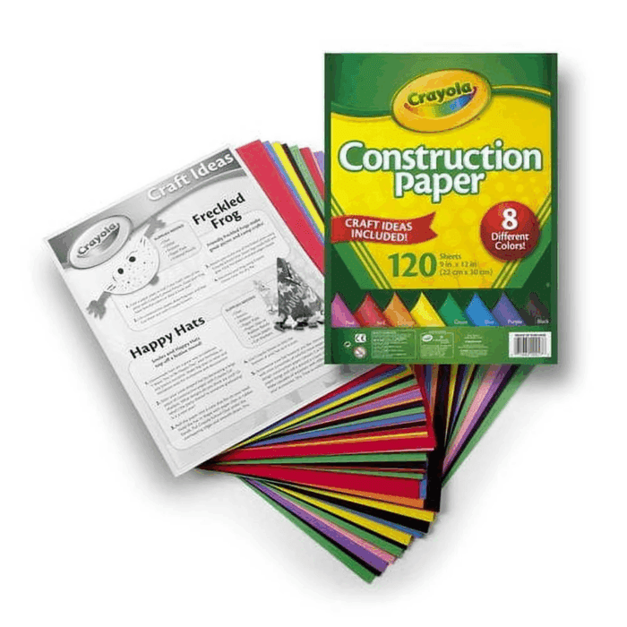 Construction Paper, 120 Pgs, School Supplies for Kindergarten, 10 Colors, Arts & Crafts Supplies, Classroom Must Haves - Image 3
