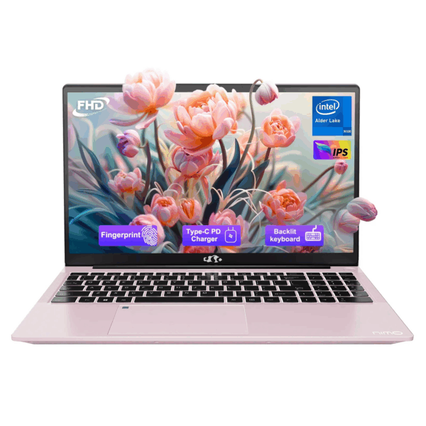 2025 Newest , 15.6-Inch FHD Display  with Intel Quad Core-12Th N100(Up to 3.4Ghz), 16GB RAM 1TB ROM Business  Computer, Fingerprint, Type C, Windows 11 Home, Blue - Image 9
