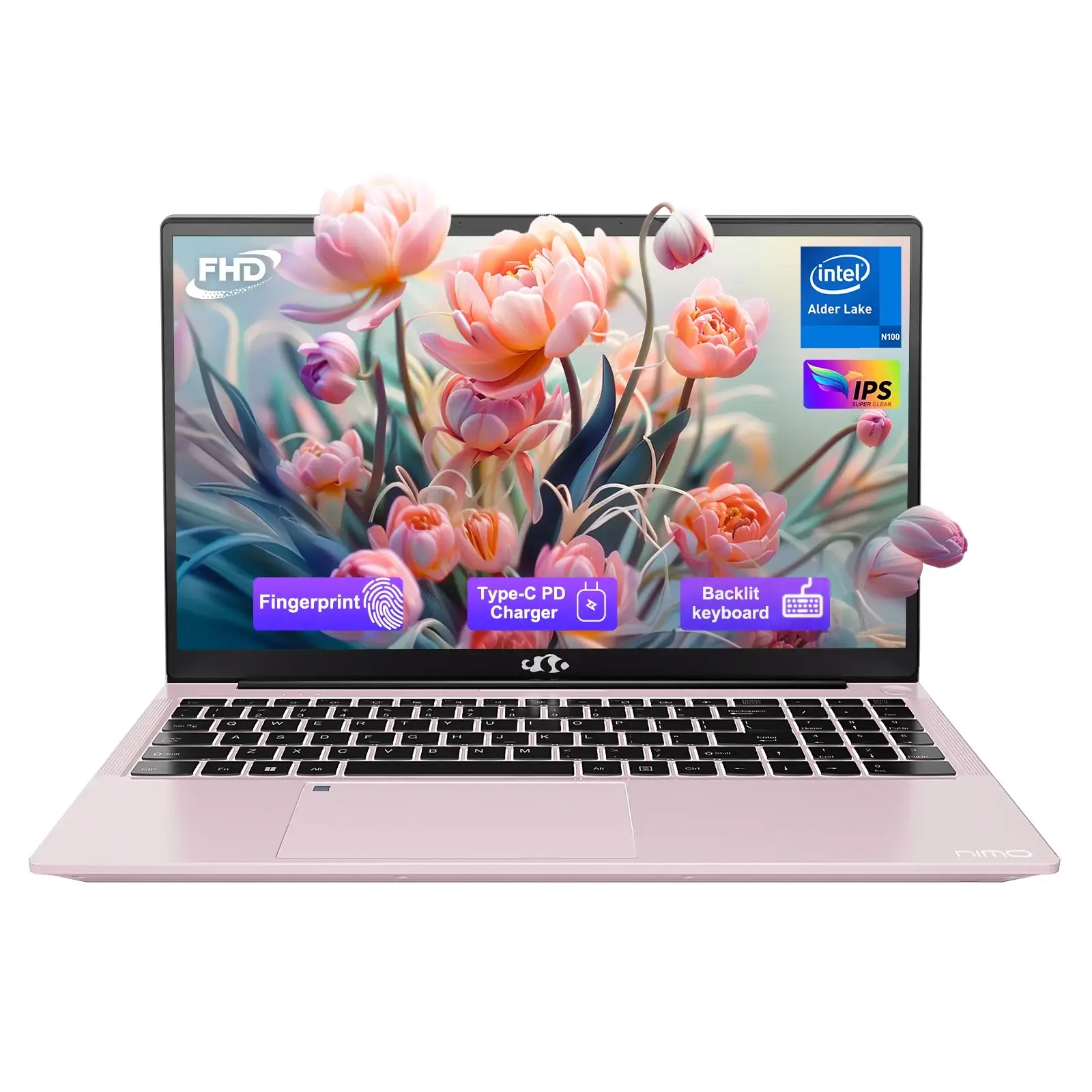 2025 Newest , 15.6-Inch FHD Display with Intel Quad Core-12Th N100(Up to 3.4Ghz), 16GB RAM 1TB ROM Business Computer, Fingerprint, Type C, Windows 11 Home, Blue - Image 9