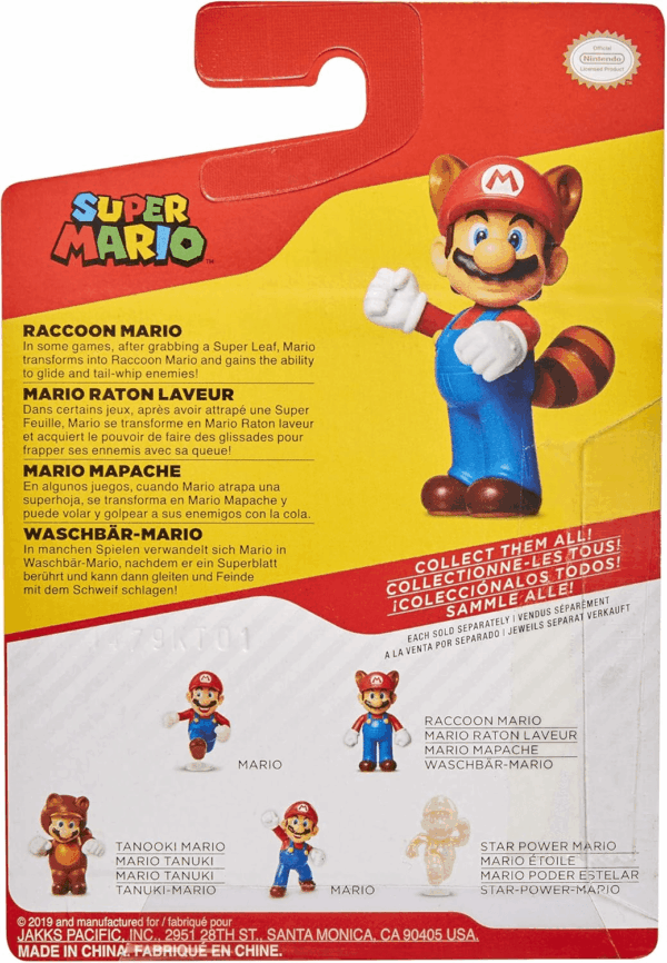 Racoon Mario 2.5" Collectible Toy Action Figure - Image 7
