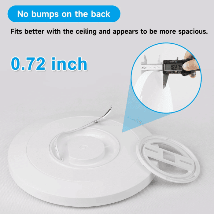 11" LED, Waterproof, Slim Bedroom, Living Room Ceiling Flush Mount Light - Image 6