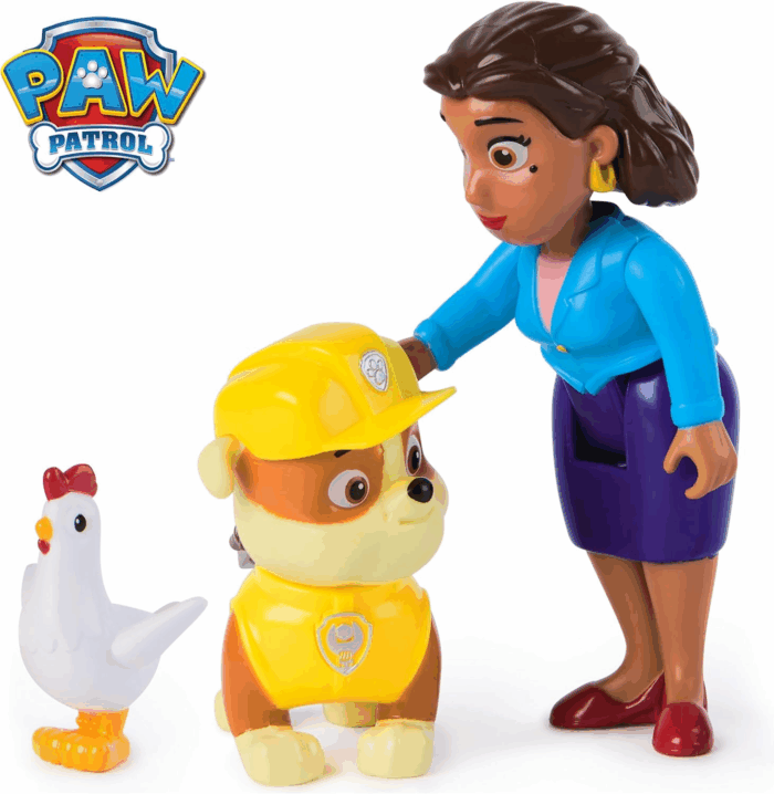 Rubble, Mayor Goodway & Chickaletta Figures, Kids Toys for Boys and Girls Ages 3 and Up - Image 2