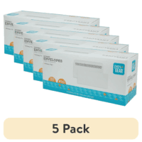 PEN + GEAR #10 Privacy Tint Gummed Envelopes, White, 4.13 in X 9.5 In, 150 Count - Image 6