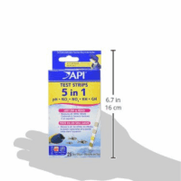 5-In-1 Test Strips Freshwater and Saltwater Aquarium Test Strips 25-Count Box - Image 9