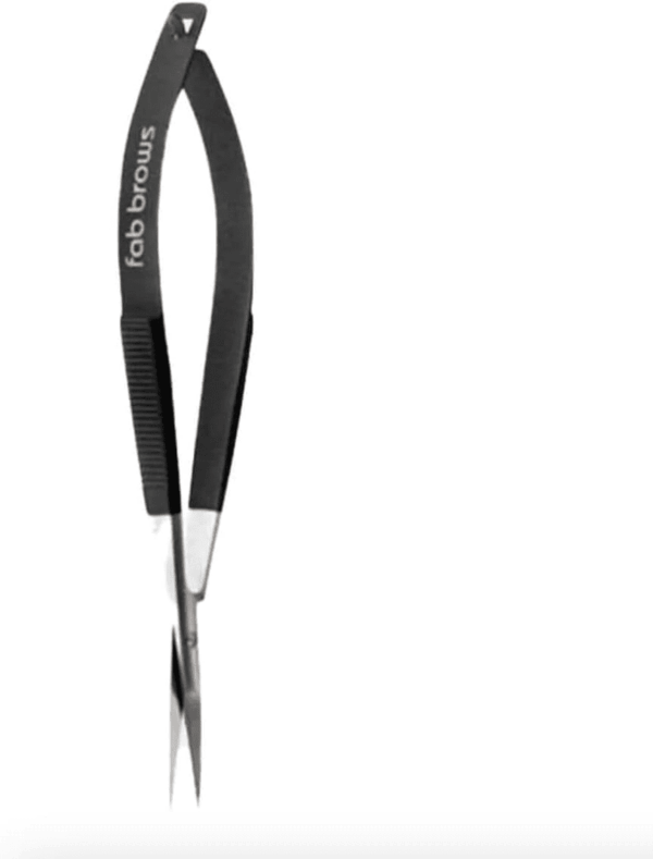 Soft Grip Eyebrow Trimmers | Brow Scissors for Women and Men | Precise & Sharp | Stainless Steel Tip Beauty Scissors | Eyebrow Grooming & Shaping | Brow Care | Eyelashes, Beard, & Nose Hair Trimmer