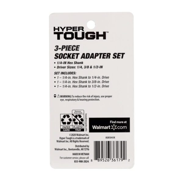 3-Piece Quick Connect Socket Adapter Set AU85043K, Socket Wrench and Set Type, New Condition - Image 8