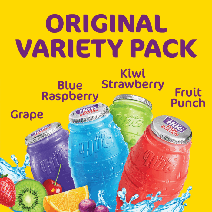 Fruit Barrels, Original, Shelf Stable Kids Drinks Variety Pack, 20 Count, 8 Fl Oz Bottles - Image 2